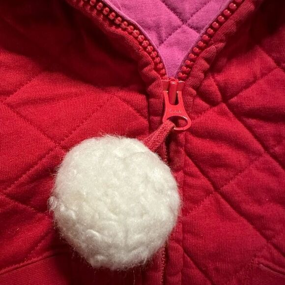 Janie and Jack quilted vest red and pink 2t - Picture 5 of 6